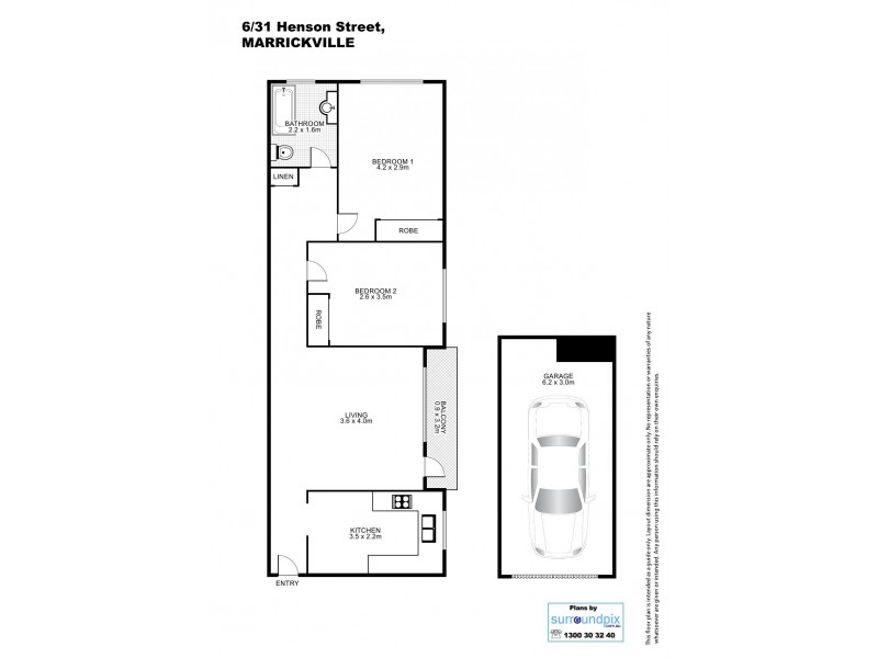 6/31 Henson Street, Marrickville NSW 2204 Floorplan
