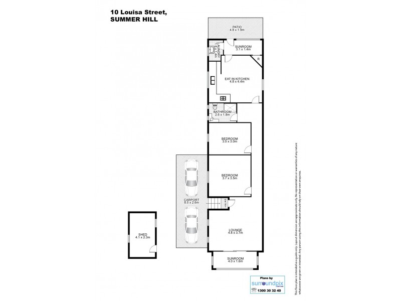 10 Louisa Street, Summer Hill NSW 2130 Floorplan
