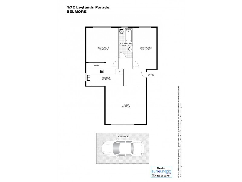 4/72 Leylands Parade, Belmore NSW 2192 Floorplan