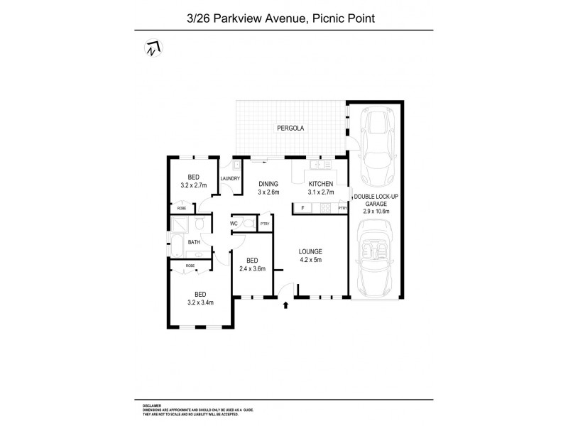 3/26 Parkview Avenue, Picnic Point NSW 2213 Floorplan