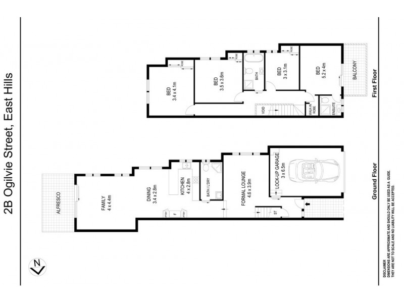 2B Ogilvie Street, East Hills NSW 2213 Floorplan