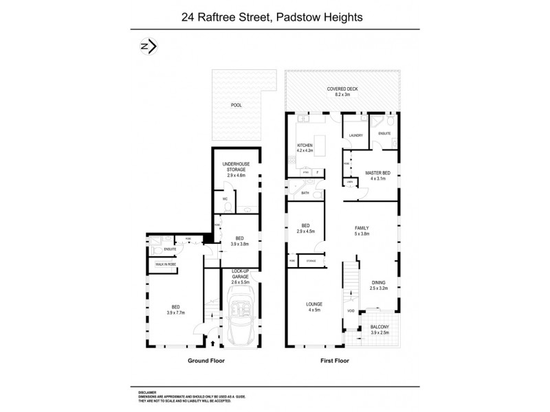 24 Raftree Street, Padstow Heights NSW 2211 Floorplan