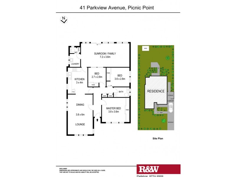 41 Parkview Avenue, Picnic Point NSW 2213 Floorplan