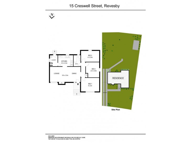 15 Creswell Street, Revesby NSW 2212 Floorplan