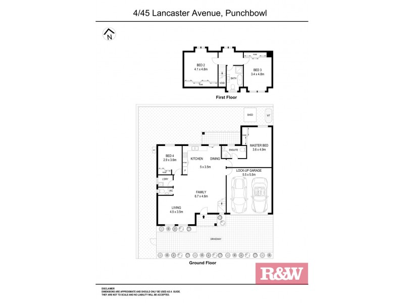 4/45 Lancaster Avenue, Punchbowl NSW 2196 Floorplan