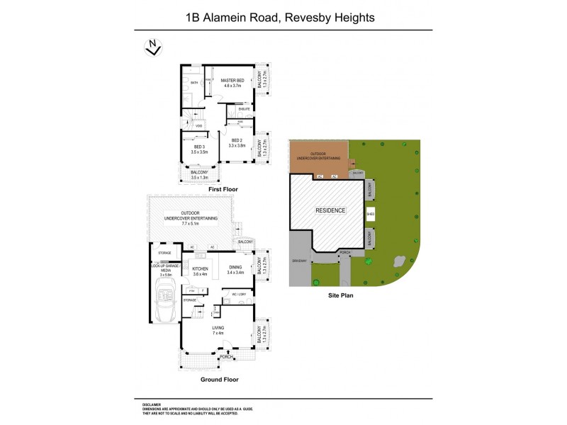 1B Alamein Road, Revesby Heights NSW 2212 Floorplan