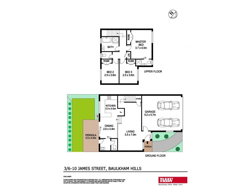 3/6-10 James Street, Baulkham Hills NSW 2153 Floorplan
