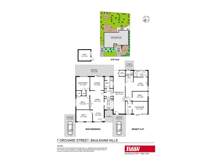 7 Orchard Street, Baulkham Hills NSW 2153 Floorplan