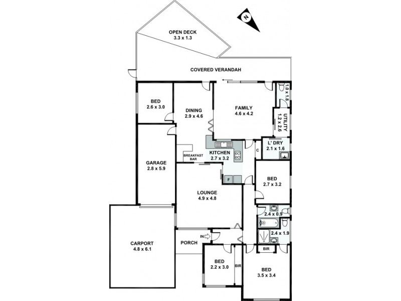 Winston Hills NSW 2153 Floorplan