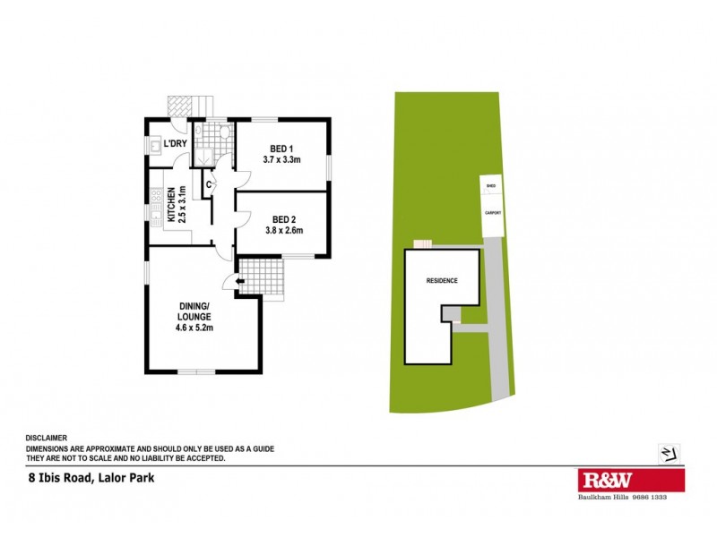 8 Ibis Road, Lalor Park NSW 2147 Floorplan