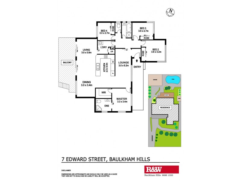 Baulkham Hills NSW 2153 Floorplan