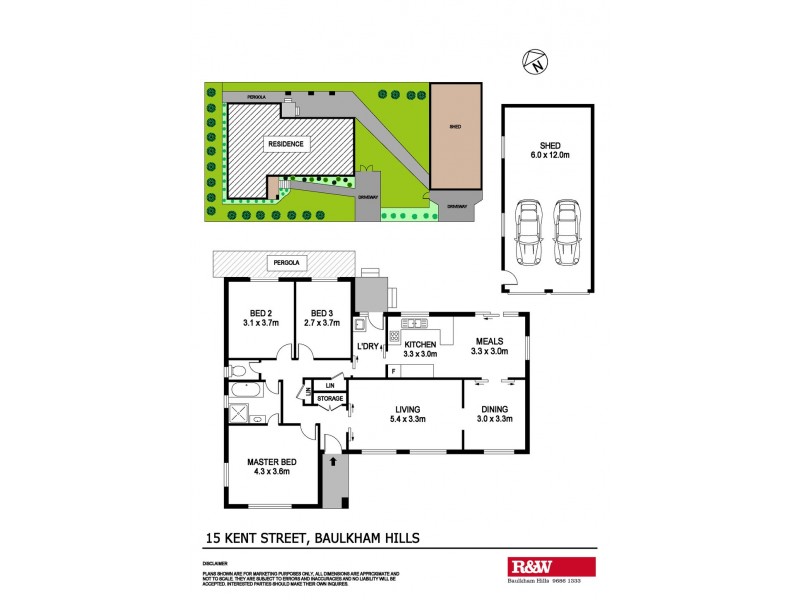 15 Kent Street, Baulkham Hills NSW 2153 Floorplan