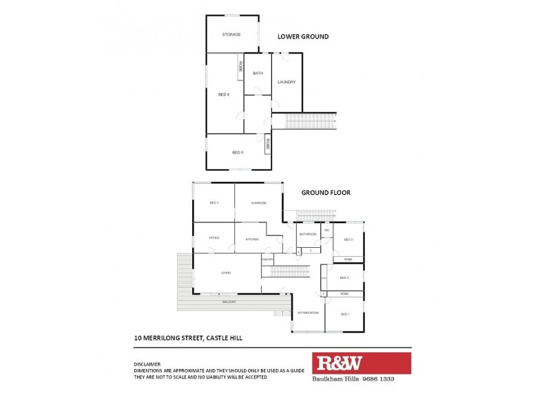 10 Merrilong Street, Castle Hill NSW 2154 Floorplan