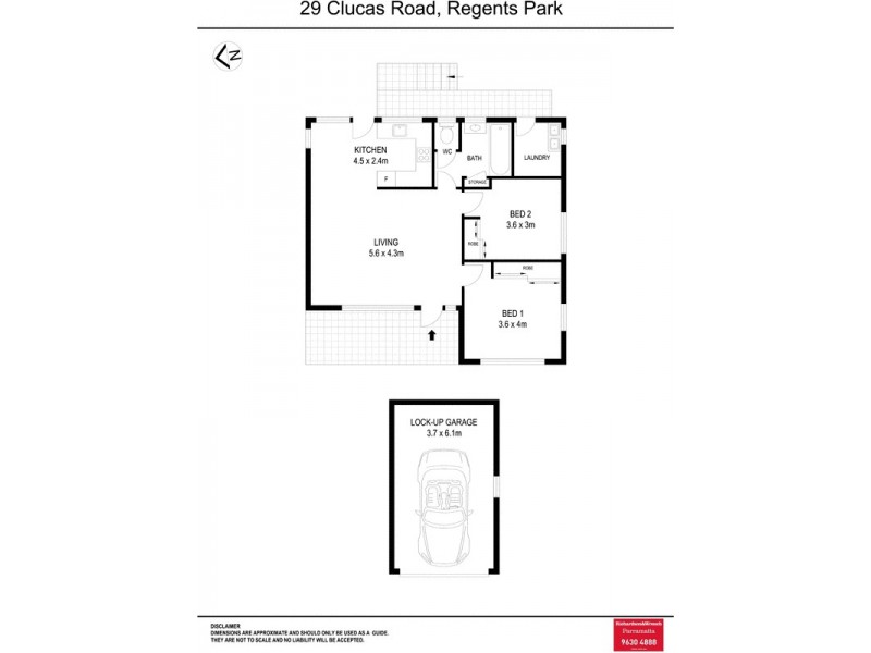 29 Clucas Road, Regents Park NSW 2143 Floorplan