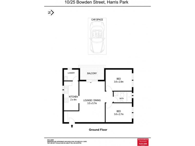 10/25 Bowden Street, Harris Park NSW 2150 Floorplan