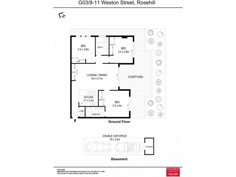 3/9-11 Weston Street, Rosehill NSW 2142 Floorplan