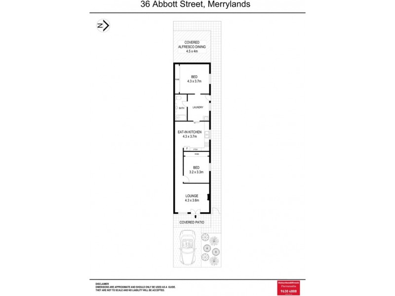 36 Abbott Street, Merrylands NSW 2160 Floorplan