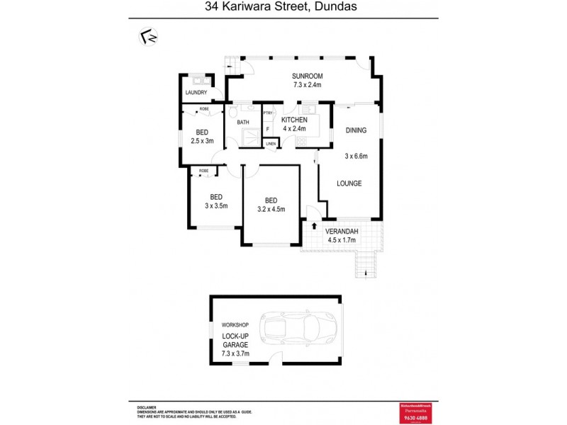34 Kariwara Street, Dundas NSW 2117 Floorplan