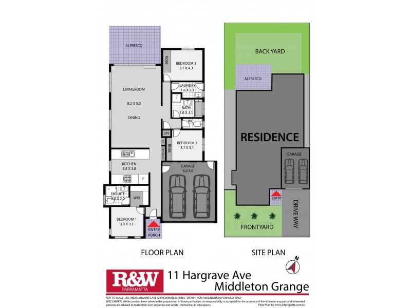 11 Hargrave Avenue, Middleton Grange NSW 2171 Floorplan