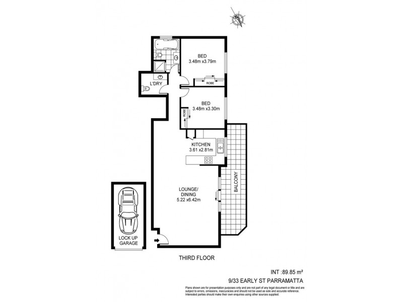 9/33 Early Street, Parramatta NSW 2150 Floorplan