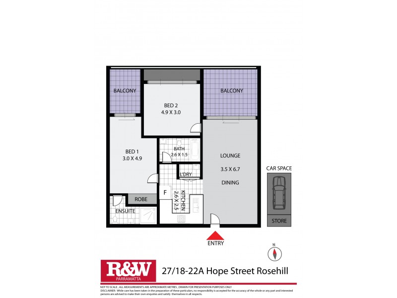 27/18-22A Hope Street, Rosehill NSW 2142 Floorplan