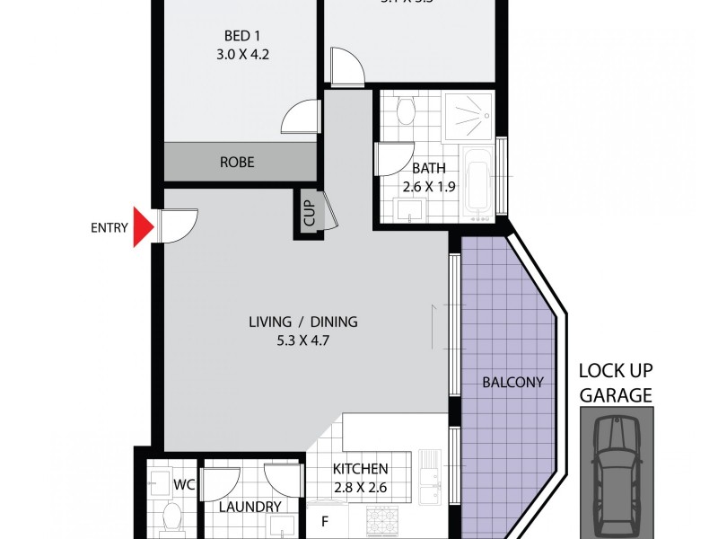 5/5-7 Tottenham Street, Granville NSW 2142 Floorplan