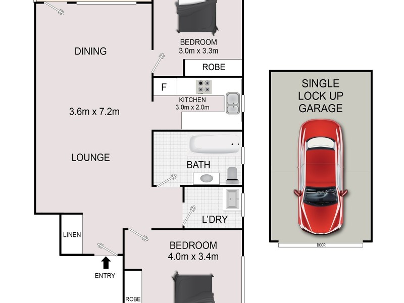 2/36 Lane Street, Wentworthville NSW 2145 Floorplan