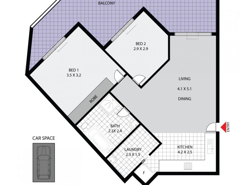 8/13-21 Great Western Highway, Parramatta NSW 2150 Floorplan
