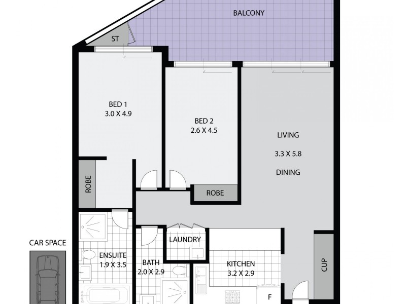 6/26 Hassall Street, Parramatta NSW 2150 Floorplan