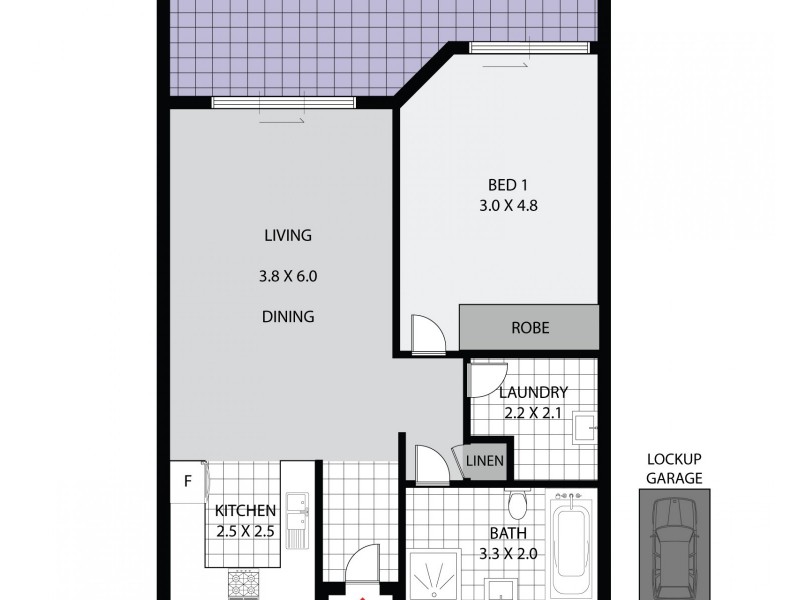 105/91D Bridge Road, Westmead NSW 2145 Floorplan