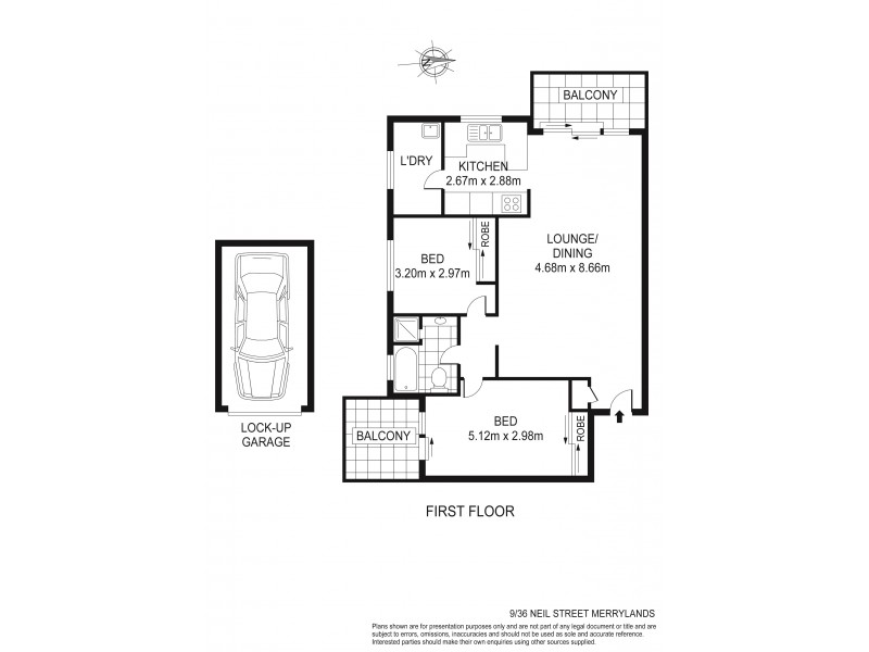 9/36-38 Neil Street, Merrylands NSW 2160 Floorplan