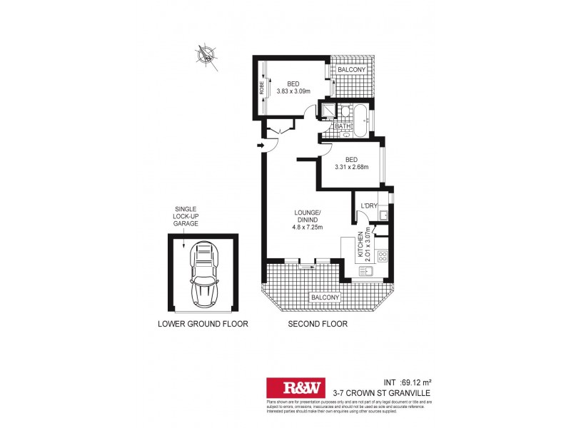 7/3-7 Crown Street, Granville NSW 2142 Floorplan