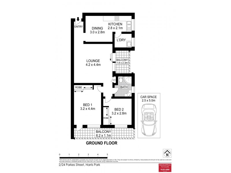 2/24 Parkes Street, Harris Park NSW 2150 Floorplan