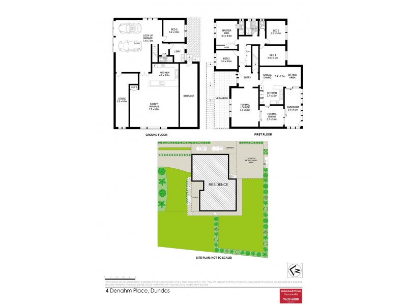 4 Denham Place, Dundas NSW 2117 Floorplan