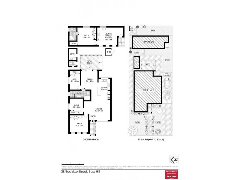 38 Beatrice Street, Bass Hill NSW 2197 Floorplan