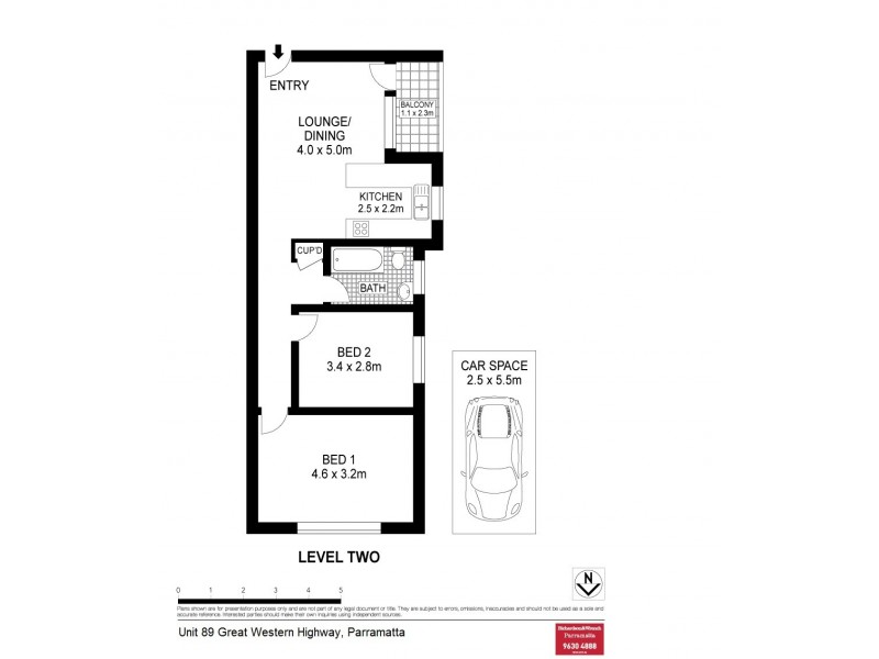 Unit /89 Great Western Highway, Parramatta NSW 2150 Floorplan
