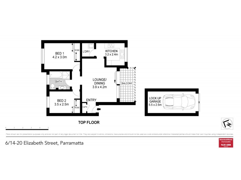 6/14-20 Elizabeth Street, Parramatta NSW 2150 Floorplan