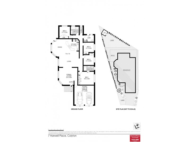 7 Harwell Place, Colyton NSW 2760 Floorplan