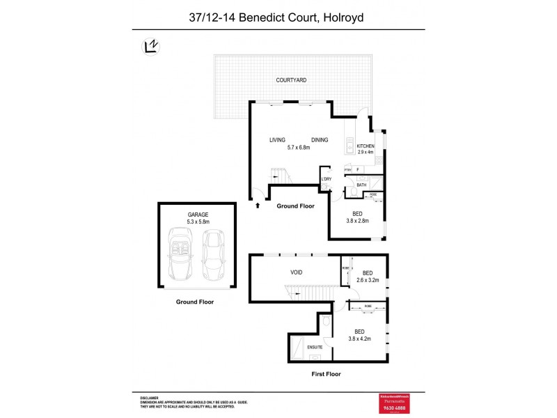 37/12-14 Benedict Court, Holroyd NSW 2142 Floorplan