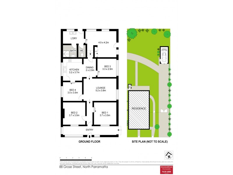 88 Grose Street, North Parramatta NSW 2151 Floorplan