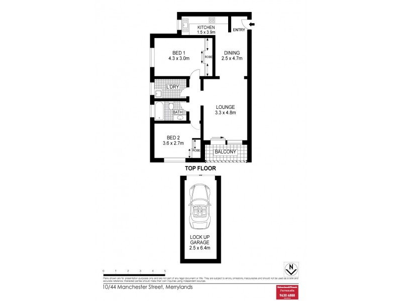 10/44 Manchester Street, Merrylands NSW 2160 Floorplan