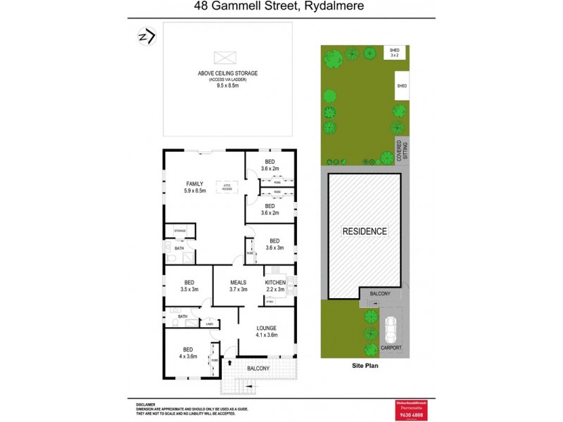 48 Gammell Street, Rydalmere NSW 2116 Floorplan