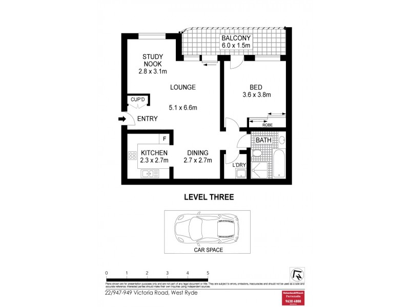 22/947-949 Victoria Road, West Ryde NSW 2114 Floorplan