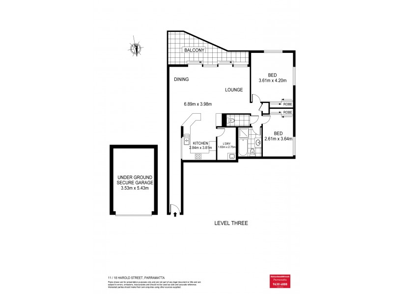 11/18 Harold Street, Parramatta NSW 2150 Floorplan