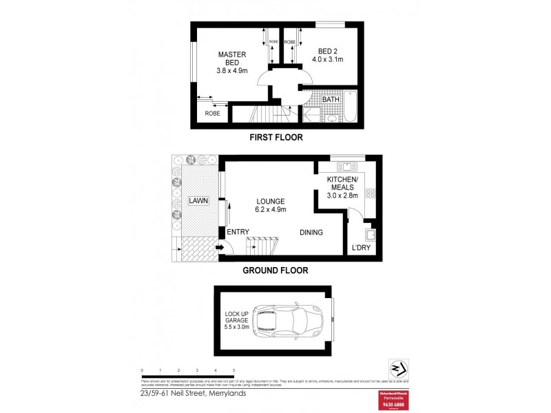 23/59-61 Neil Street, Merrylands NSW 2160 Floorplan