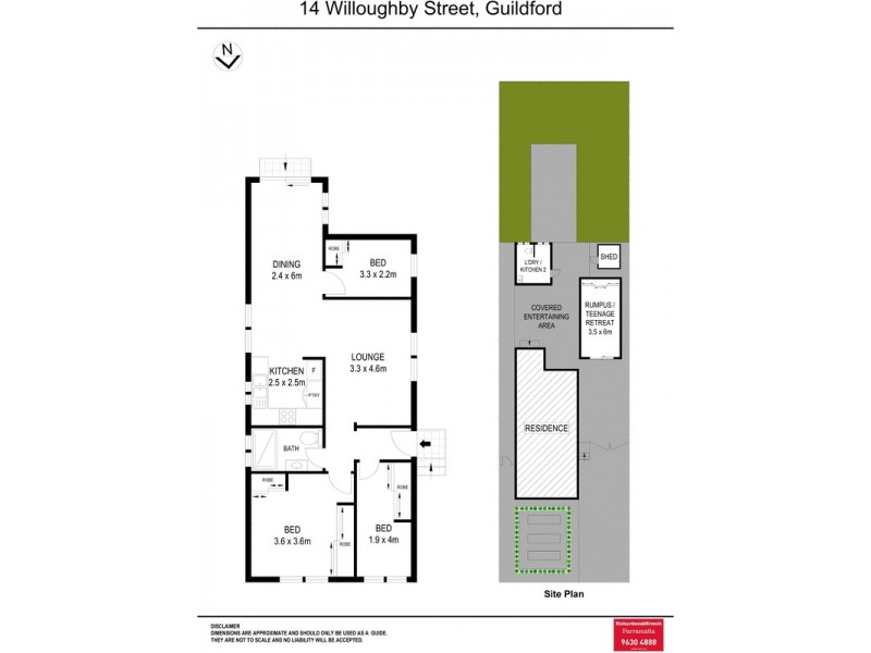 14 Willoughby Street, Guildford NSW 2161 Floorplan