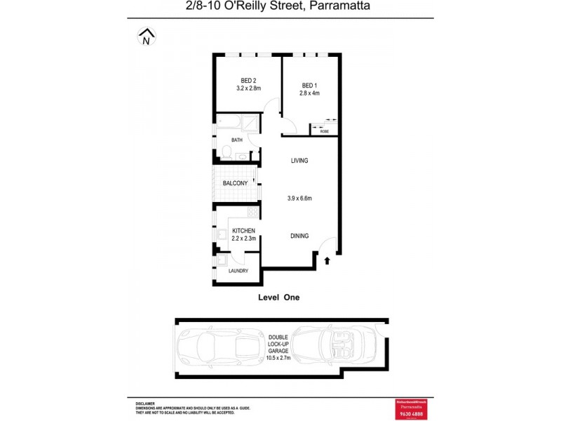 2/8-10 O’Reilly Street, Parramatta NSW 2150 Floorplan