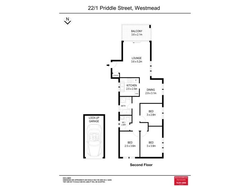 22/2-8 Bailey Street, Westmead NSW 2145 Floorplan