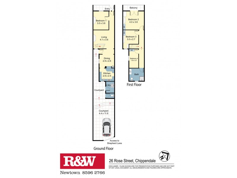 26 Rose Street, Chippendale NSW 2008 Floorplan