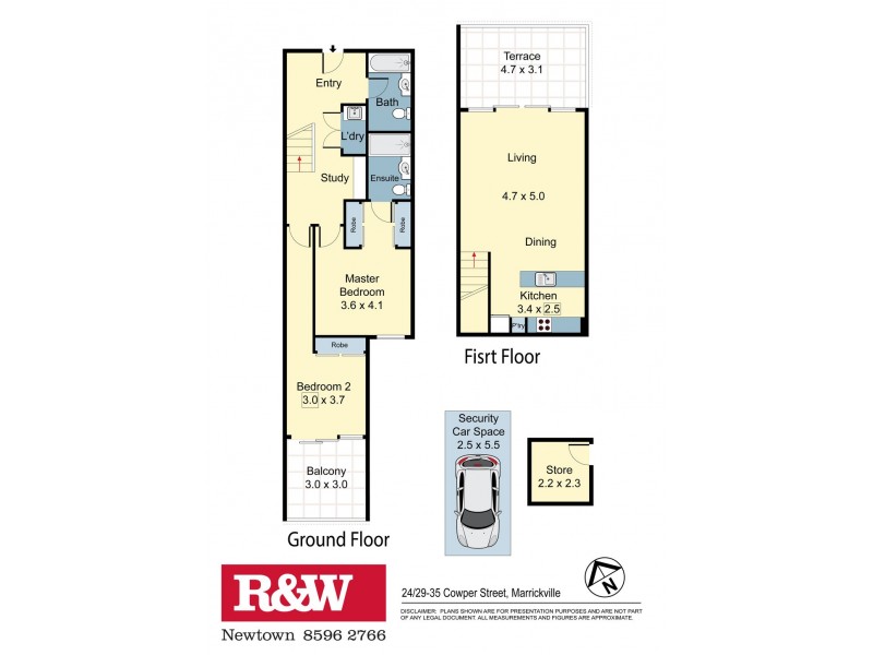 24/29-35 Cowper Street, Marrickville NSW 2204 Floorplan